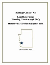 Hazardous Materials Response Plan Cover Page
