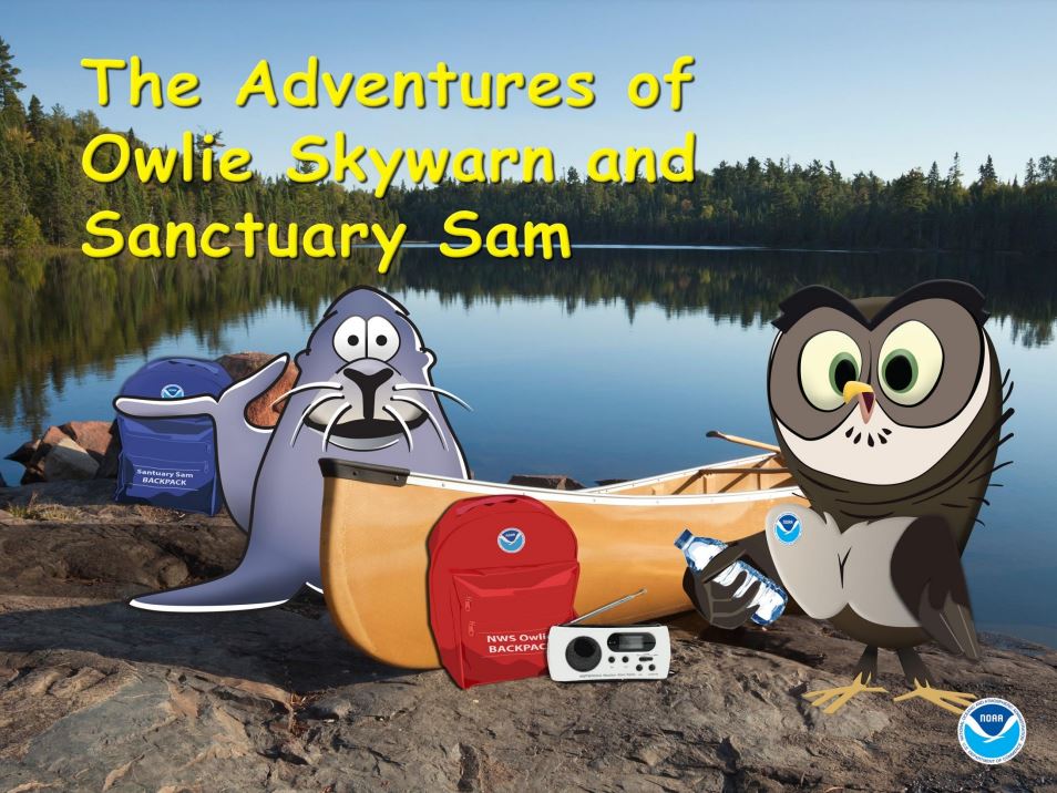 Cover Page of The Adventures of Owlie Skywarn and Sanctuary Sam