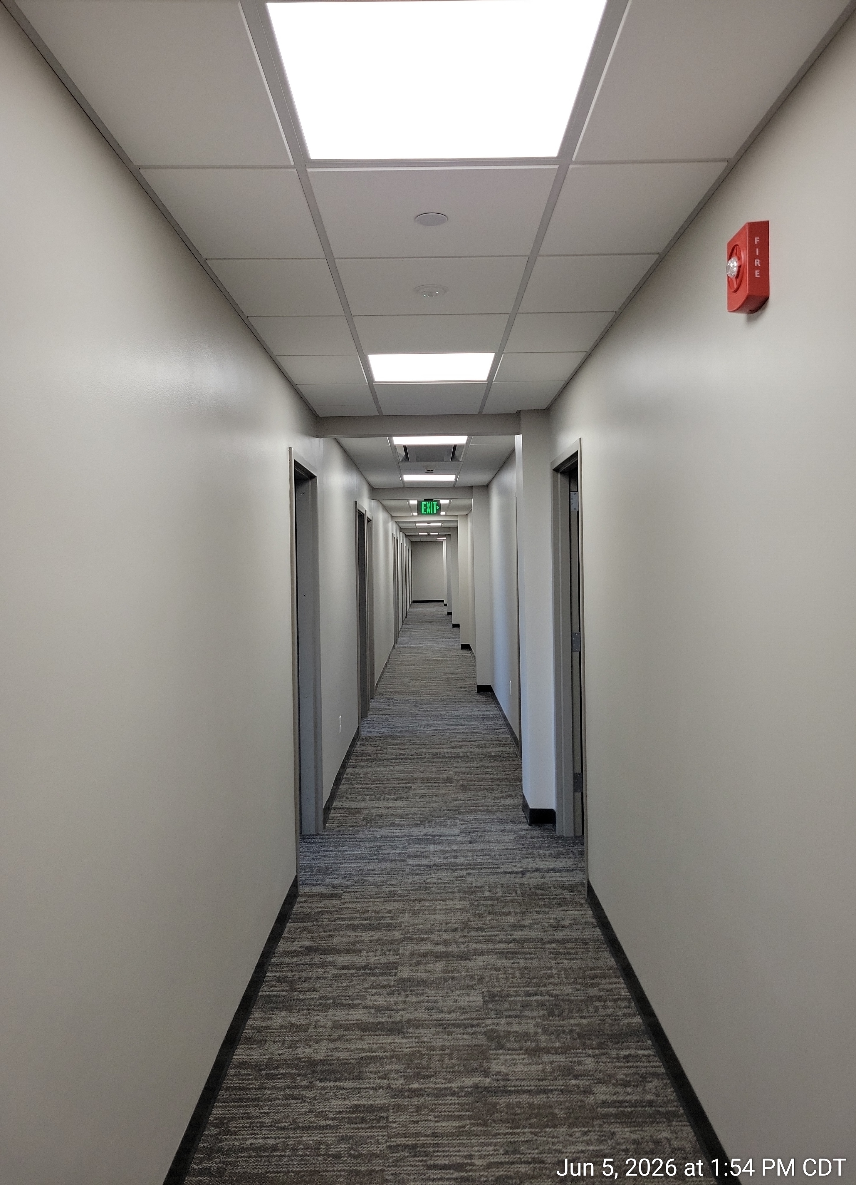 Sixth floor hallway