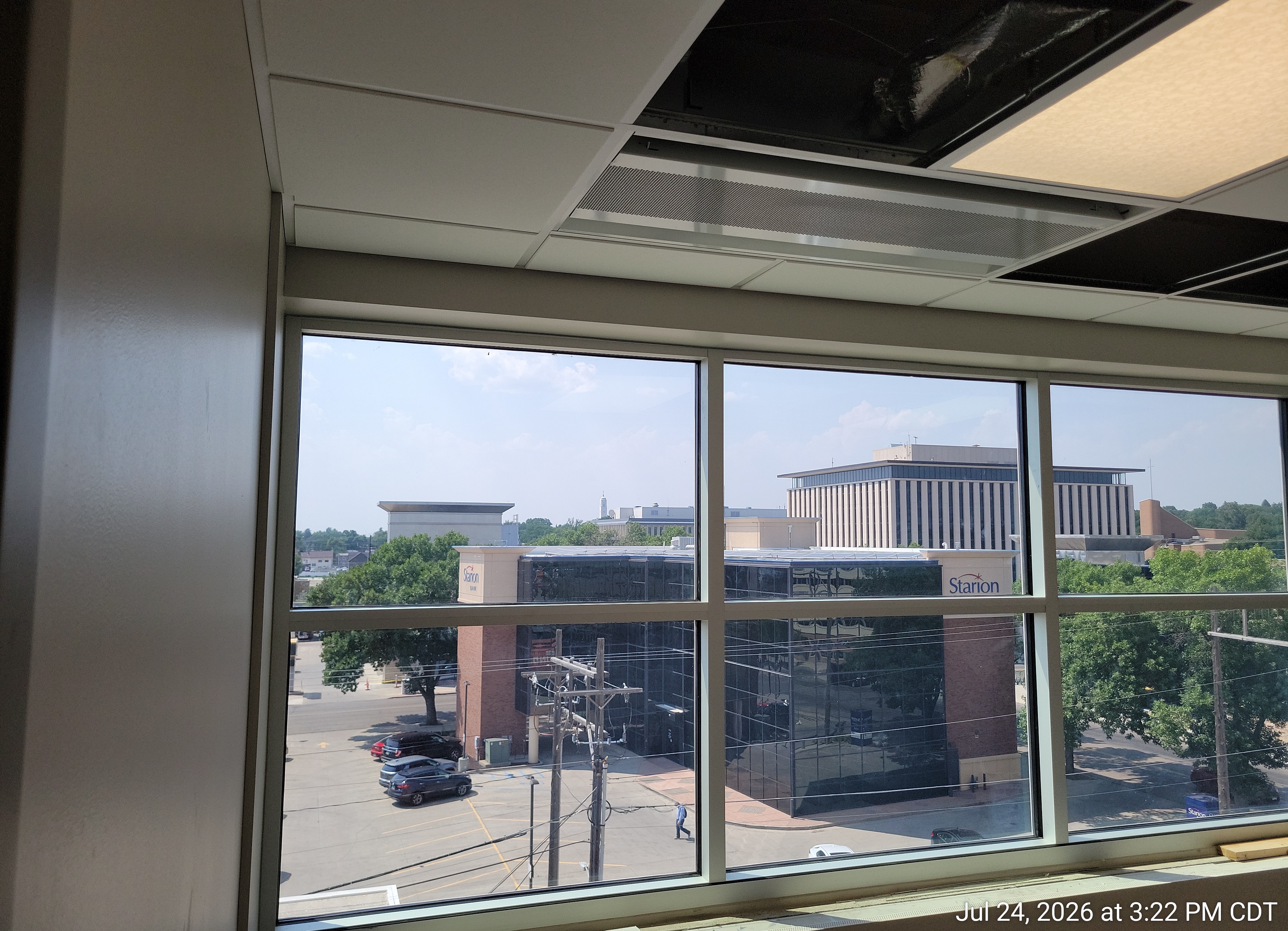 Fourth floor west view of Starion Bank