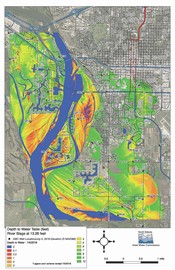 Ground Water Map at 13.26'