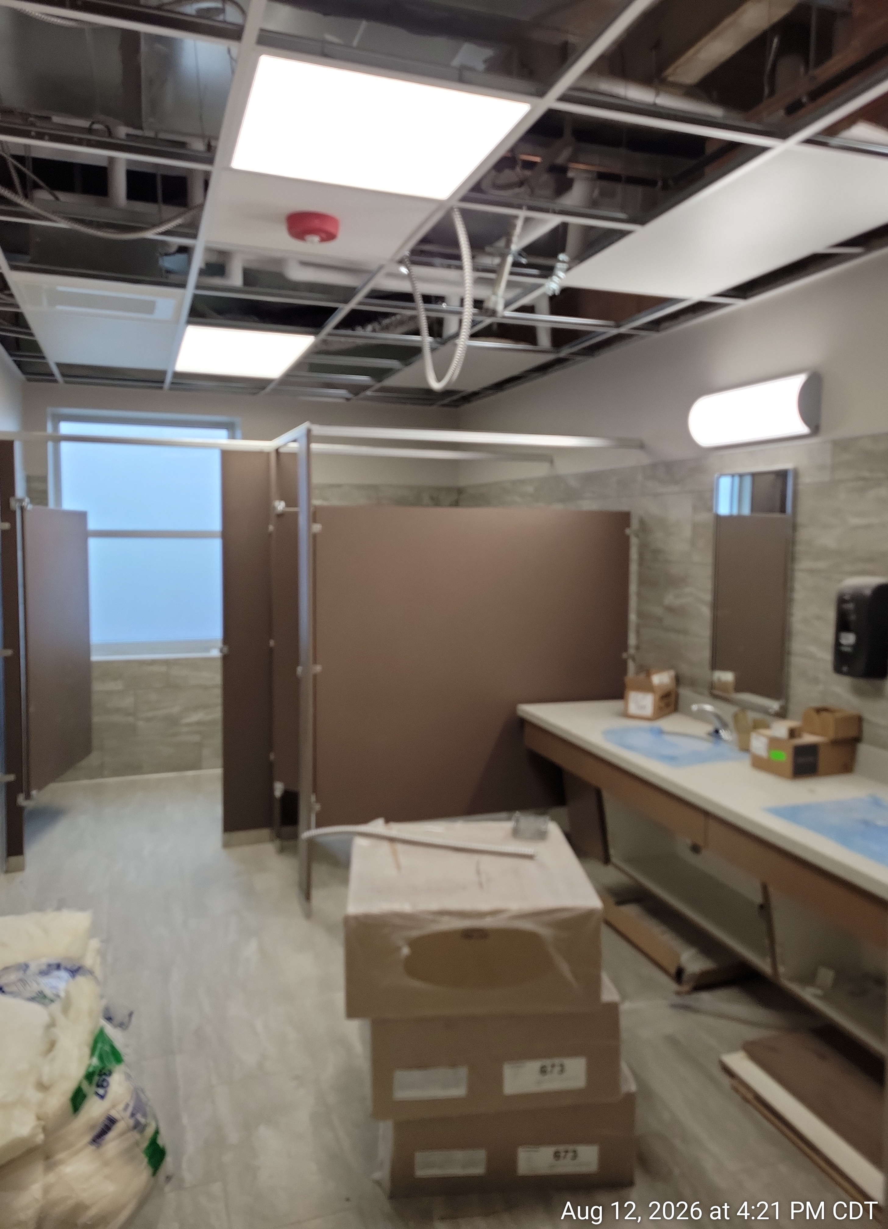 Fourth floor restroom