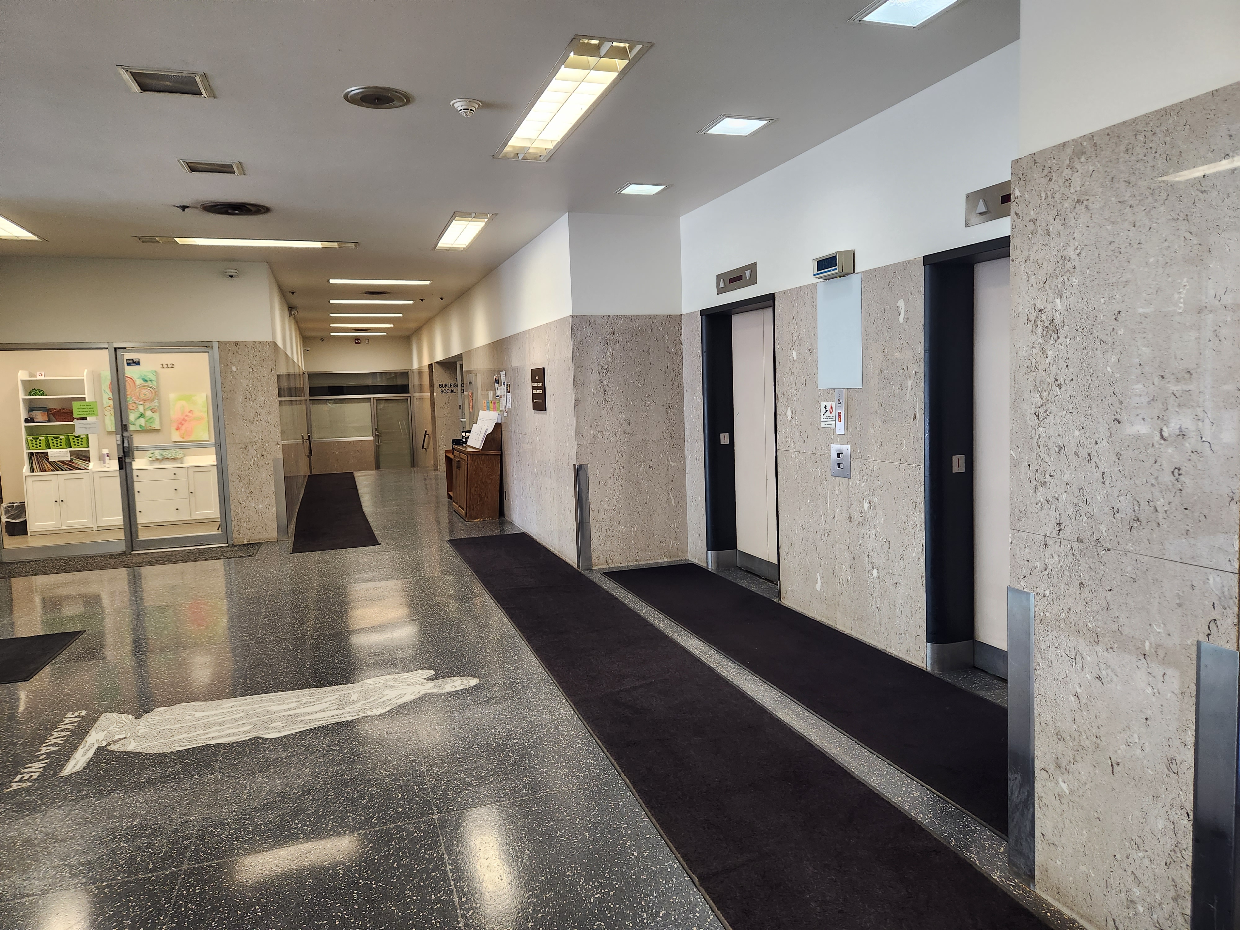 First Floor Marble and Elevators