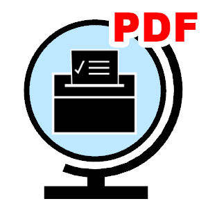 Legislative Districts And Precincts Map Icon